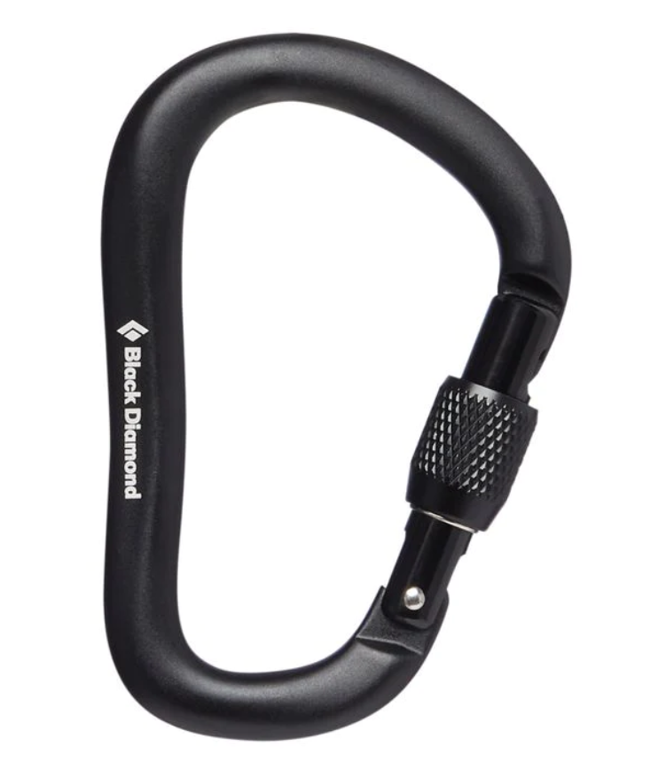 Black Diamond Rocklock Screwgate Carabiner -  - Mansfield Hunting & Fishing - Products to prepare for Corona Virus