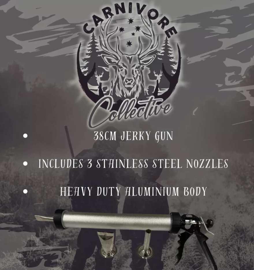 Carnivore Collective Aluminum Meat Jerky Gun - - Mansfield Hunting & Fishing - Products to prepare for Corona Virus