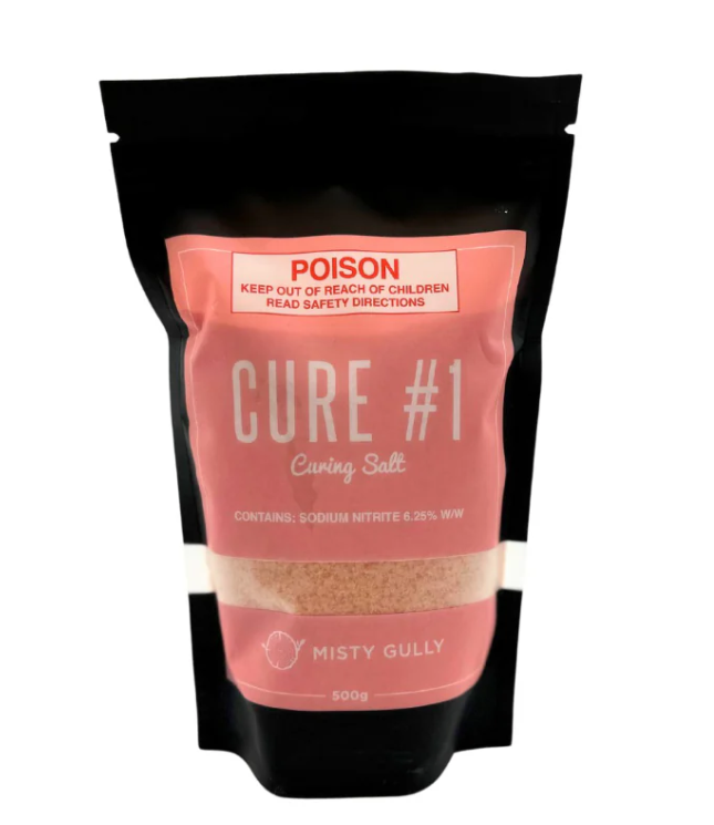Smallgoods Curing Salt 500gms – Cure #1 - - Mansfield Hunting & Fishing - Products to prepare for Corona Virus