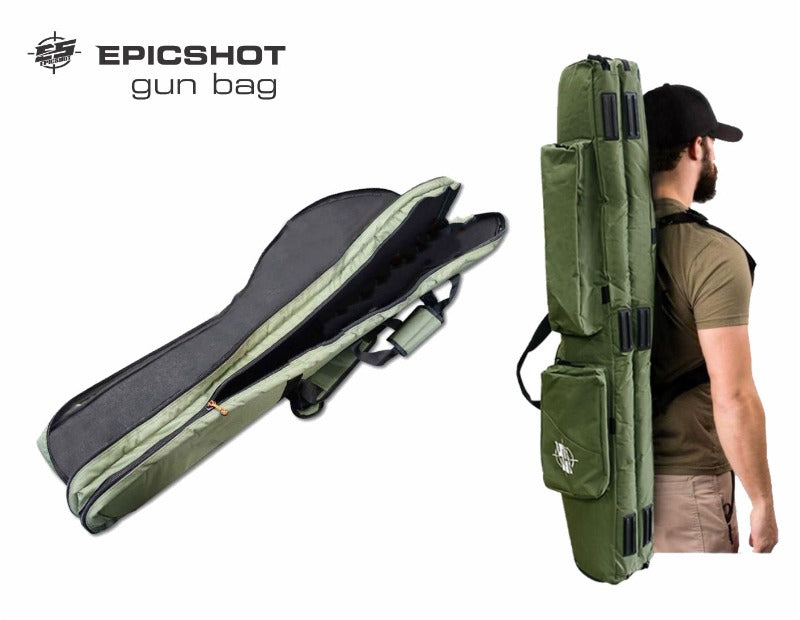 EpicShot 48" Double Rifle Bag Green - - Mansfield Hunting & Fishing - Products to prepare for Corona Virus