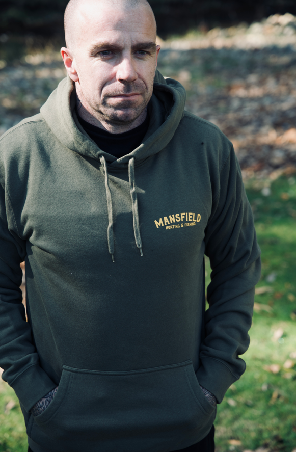 MHF Duck Dog Hoodie - Limited Edition - Army Green - - Mansfield Hunting & Fishing - Products to prepare for Corona Virus