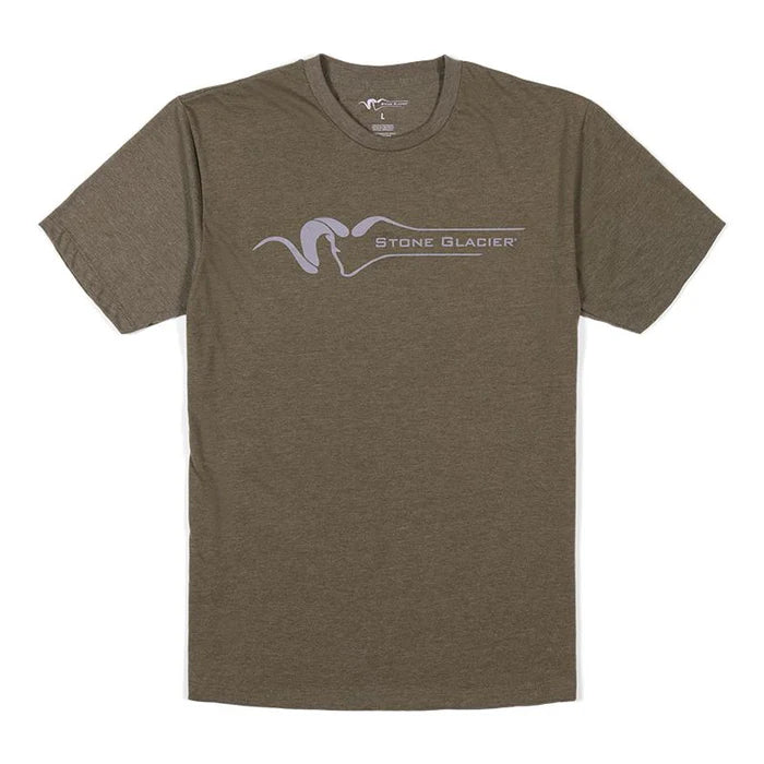 Stone Glacier Classic T Shirt - LARGE / Military Green - Mansfield Hunting & Fishing - Products to prepare for Corona Virus