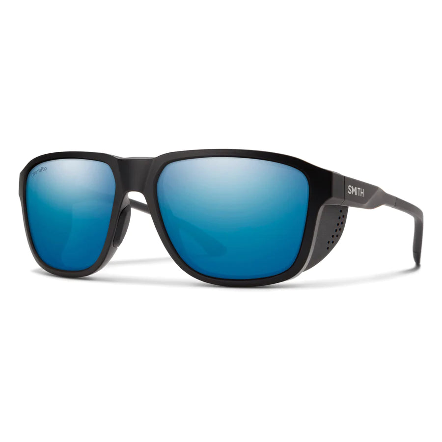 Smith Optics Embark ChromaPop Matte Black Polarized Blue Mirror -  - Mansfield Hunting & Fishing - Products to prepare for Corona Virus