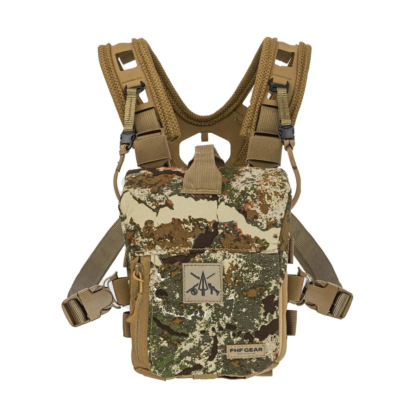 FHF Gear FOB Bino Harness - LARGE / SPECTER CAMO - Mansfield Hunting & Fishing - Products to prepare for Corona Virus