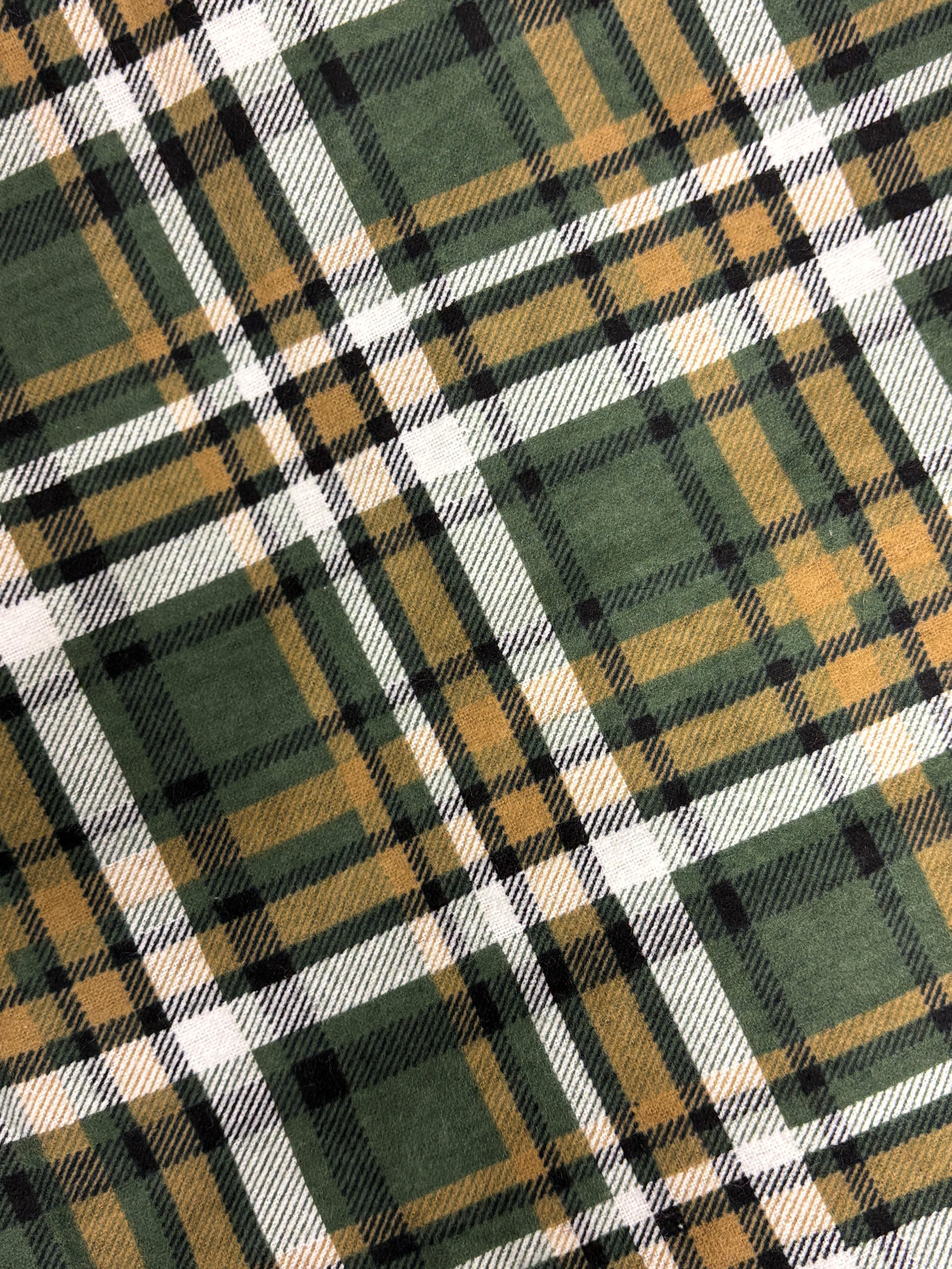 Swanndri Kids Flannelette Half Button - Olivegrove - - Mansfield Hunting & Fishing - Products to prepare for Corona Virus
