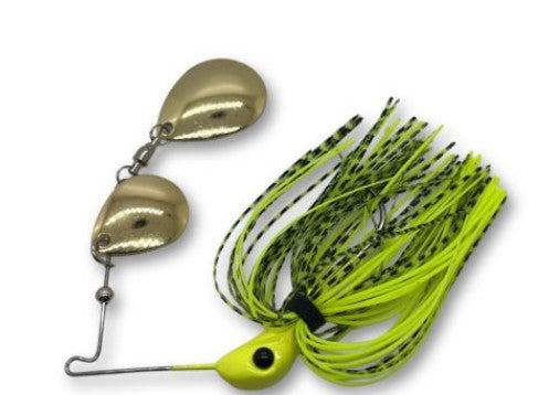 Spin Wright 3/8oz Spinner Bait - 3/8oz / GREEN BLACK - Mansfield Hunting & Fishing - Products to prepare for Corona Virus