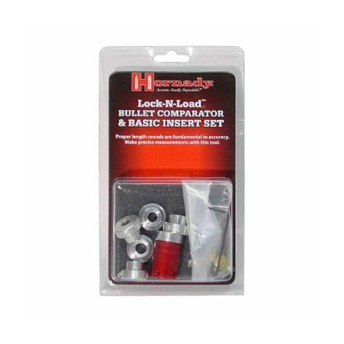 Hornady LNL Comparator Kit and Basic Insert Set - - Mansfield Hunting & Fishing - Products to prepare for Corona Virus