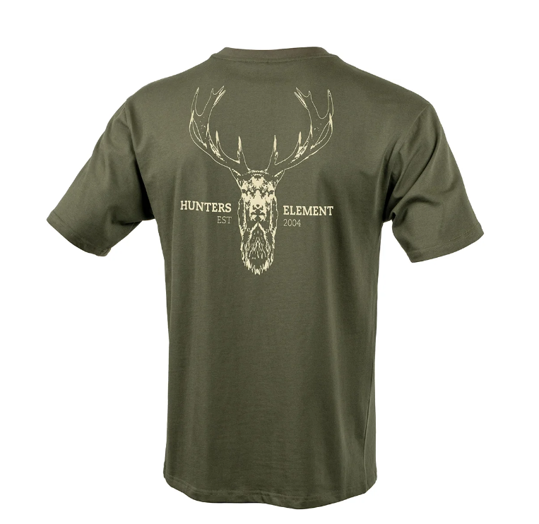 Hunters Element Alpha Stage Tee - Forest Green - S / FOREST GREEN - Mansfield Hunting & Fishing - Products to prepare for Corona Virus