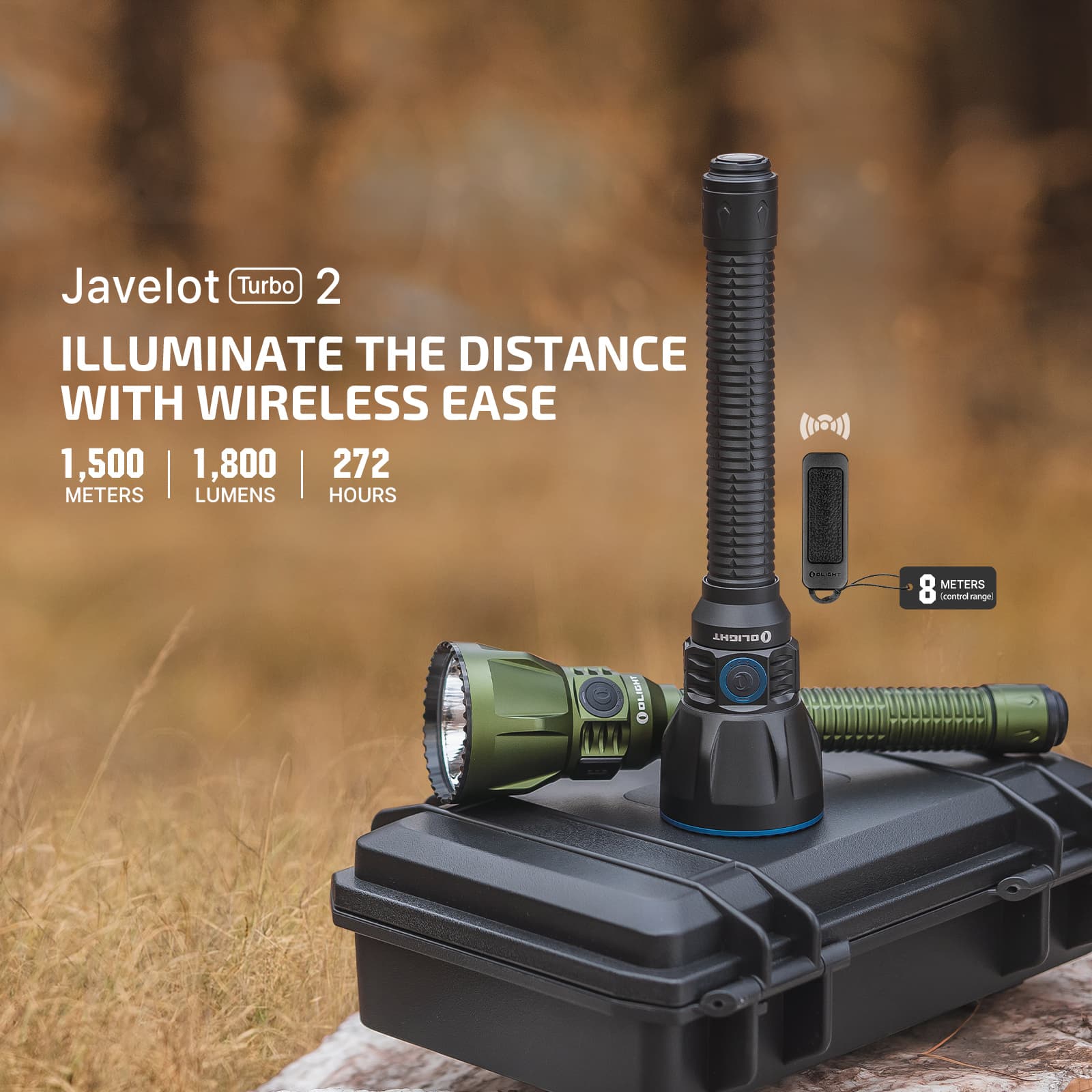 Olight Javelot Turbo 2 Powerful Hunting Torch Kit - - Mansfield Hunting & Fishing - Products to prepare for Corona Virus