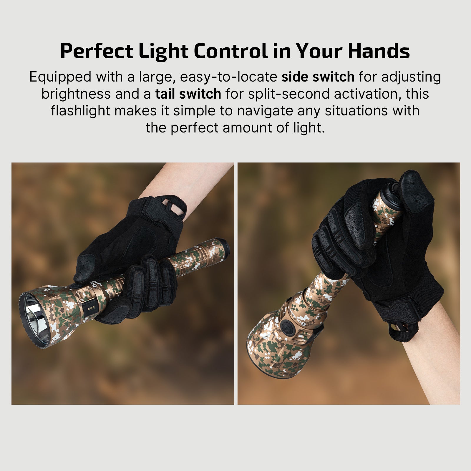 Olight Javelot Turbo 2 Powerful Hunting Torch - Camo - - Mansfield Hunting & Fishing - Products to prepare for Corona Virus