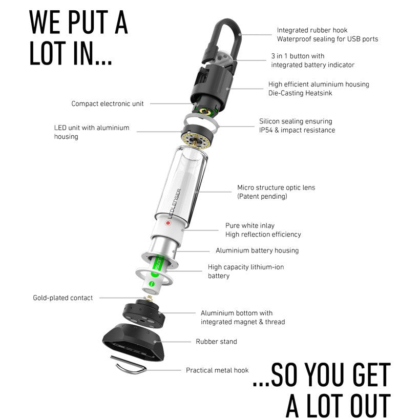 LedLenser ML6 Rechargeable Lantern - - Mansfield Hunting & Fishing - Products to prepare for Corona Virus