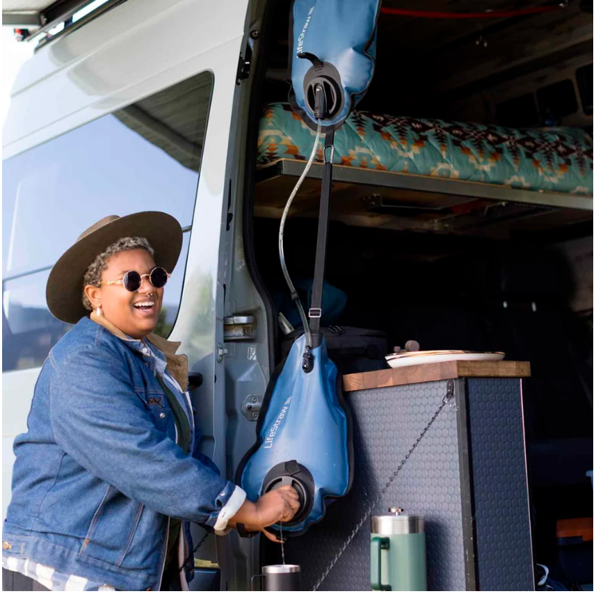 Life Straw Peak Large Capacity Gravity Water Filter System With Safe Storage Bag - - Mansfield Hunting & Fishing - Products to prepare for Corona Virus