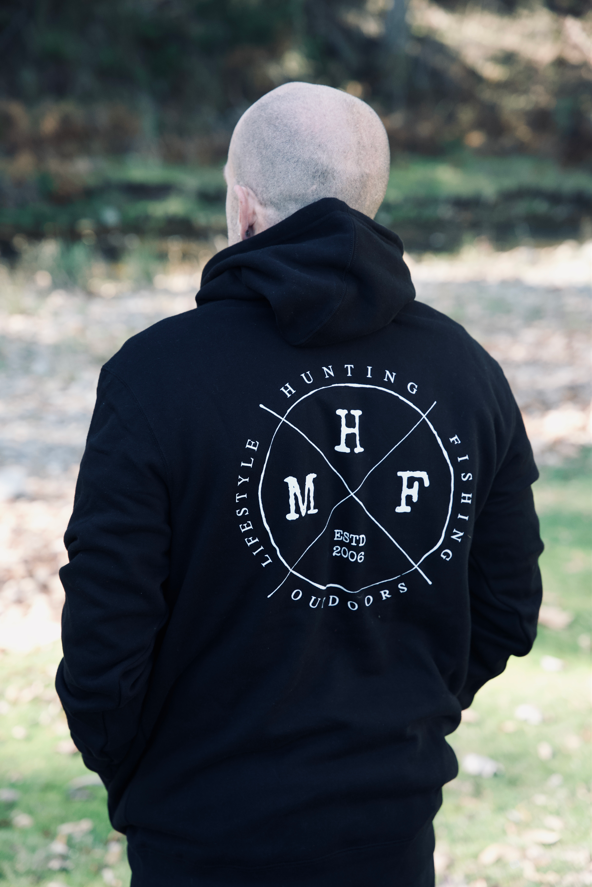 MHF Lifestyle Hoodie - Black - - Mansfield Hunting & Fishing - Products to prepare for Corona Virus