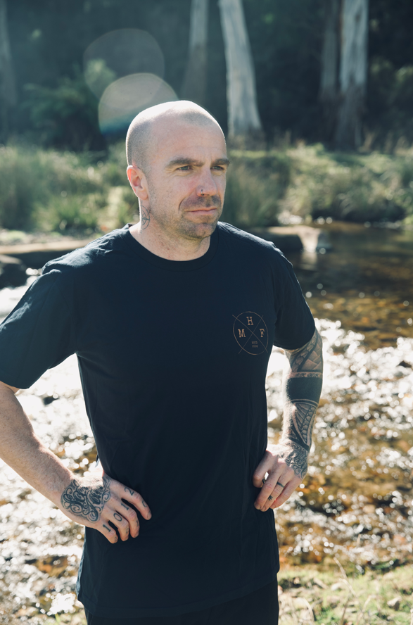 MHF Lifestyle Tee - Navy - - Mansfield Hunting & Fishing - Products to prepare for Corona Virus