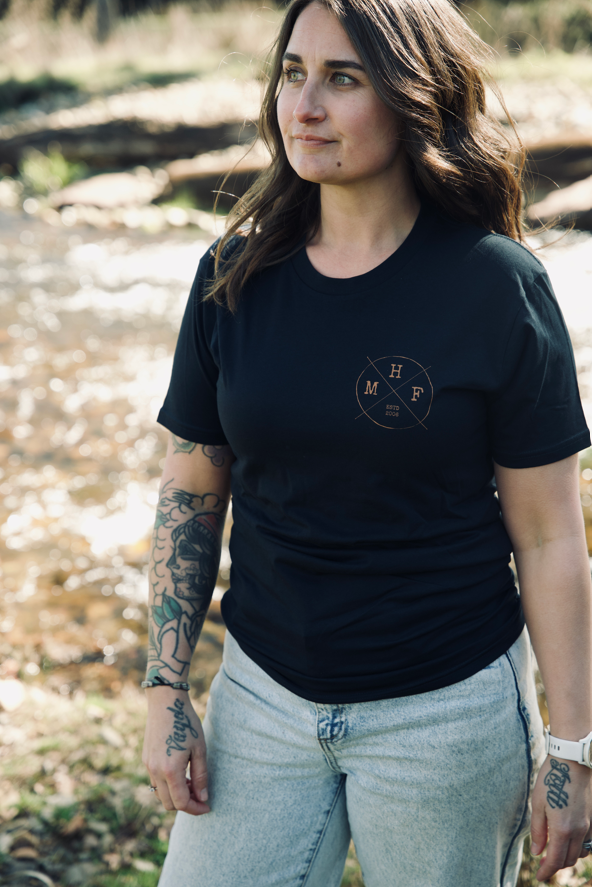 MHF Lifestyle Tee - Navy - - Mansfield Hunting & Fishing - Products to prepare for Corona Virus