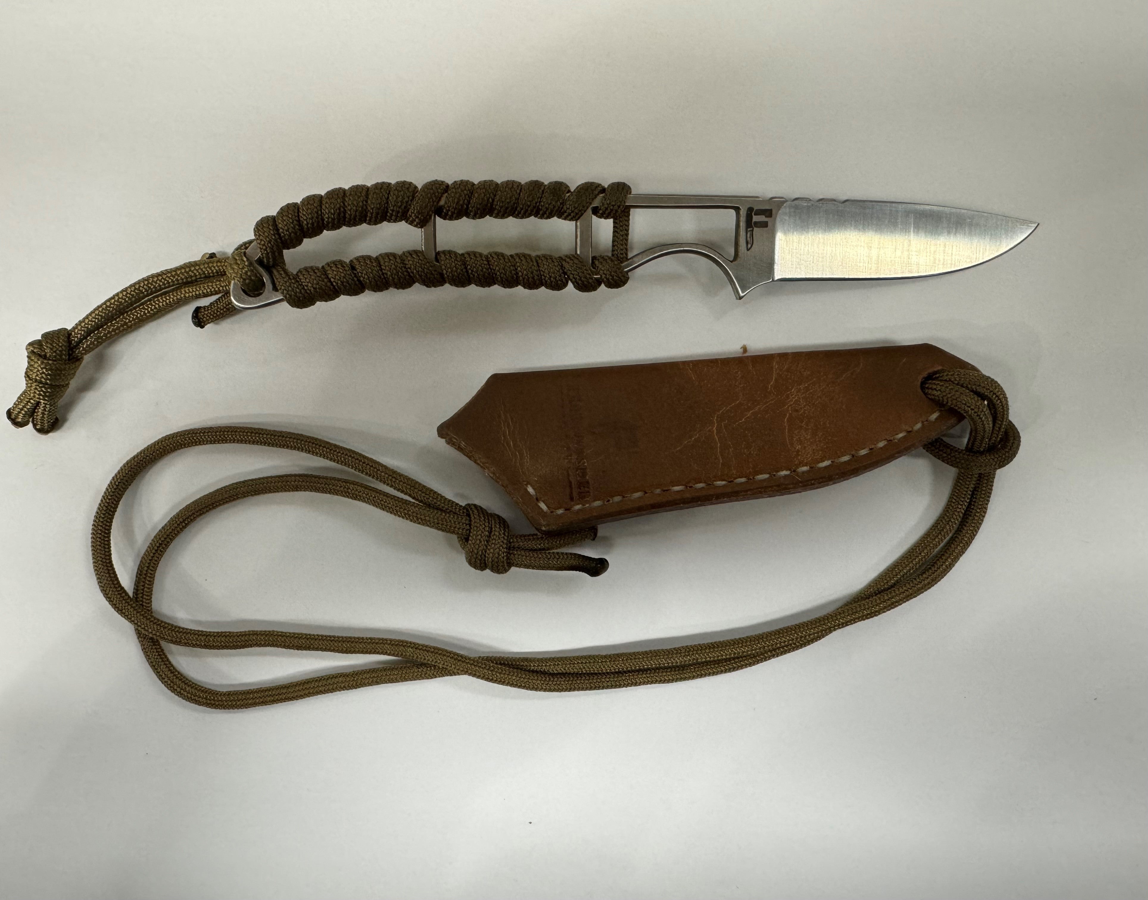 Frontiersmen Gear Mountain Series Lynx Knife - RANGER GREEN - Mansfield Hunting & Fishing - Products to prepare for Corona Virus