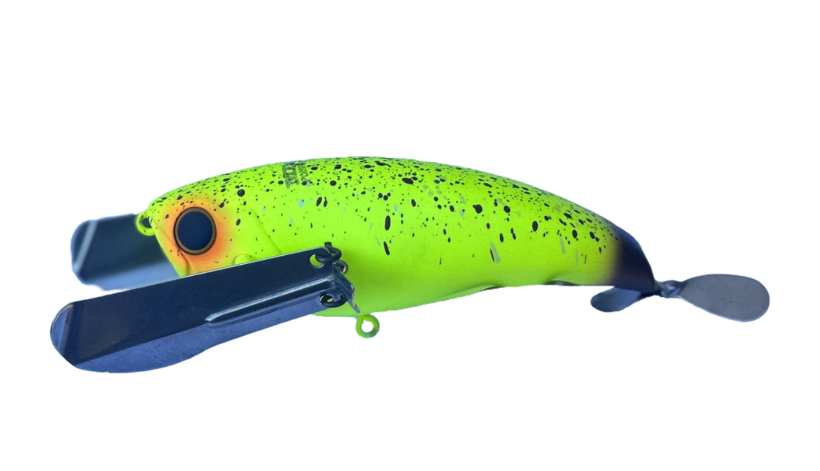 Jackall Mega Pompadour - SUGAR SPOT CHARTREUSE - Mansfield Hunting & Fishing - Products to prepare for Corona Virus