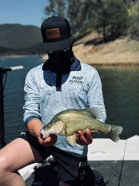 MHF Outdoors Fishing Shirt UV 50+ - Blue - - Mansfield Hunting & Fishing - Products to prepare for Corona Virus