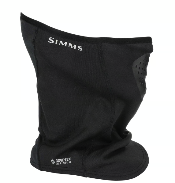 Simms Gore Infinium Neck Gaiter - BLACK - Mansfield Hunting & Fishing - Products to prepare for Corona Virus