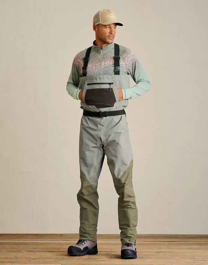 Orvis Clearwater Waders Mens - MEDIUM / SAGE - Mansfield Hunting & Fishing - Products to prepare for Corona Virus