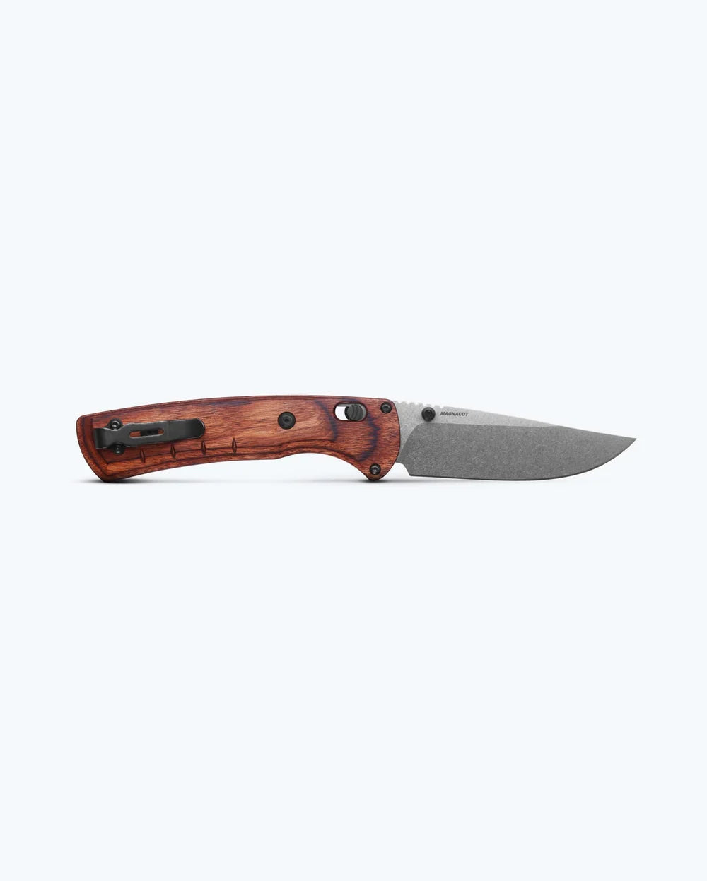 Benchmade SlipRidge Folding Blade Knife Magnacut Steel - Wood Handle