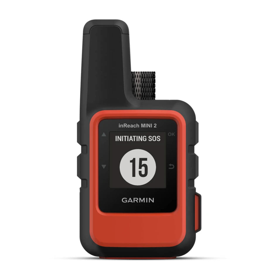 Garmin InReach Mini 2 Flame Red - - Mansfield Hunting & Fishing - Products to prepare for Corona Virus