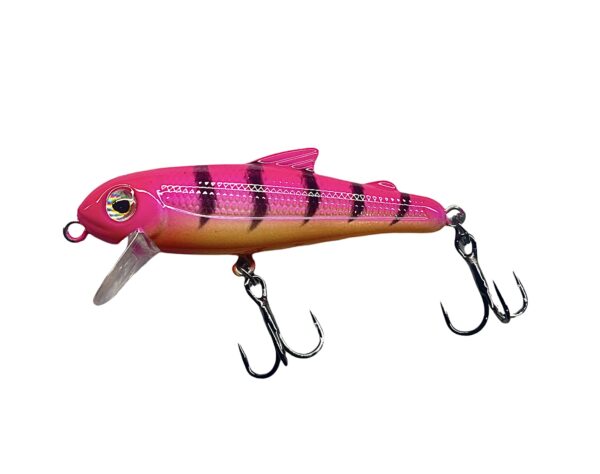 Bullet Lures Five-O Minnow - Sinking - 5CM / PINK TIGER - Mansfield Hunting & Fishing - Products to prepare for Corona Virus