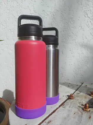 Essential Armour Silicon Yeti Bottle Protector - Purple - The Purple People Eater - - Mansfield Hunting & Fishing - Products to prepare for Corona Virus