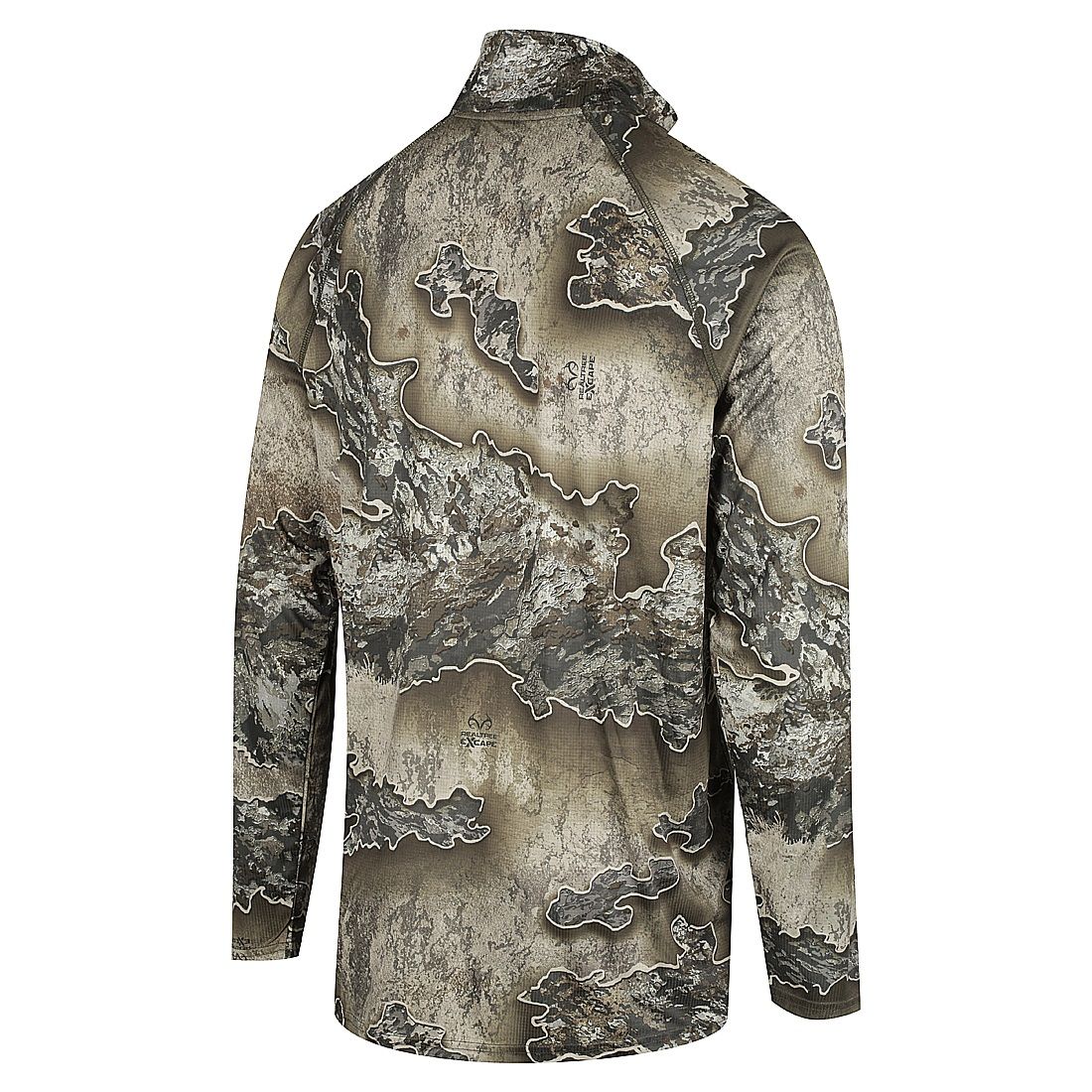 Ridgeline Mens Performance QTR Zip Top - Excape Camo -  - Mansfield Hunting & Fishing - Products to prepare for Corona Virus