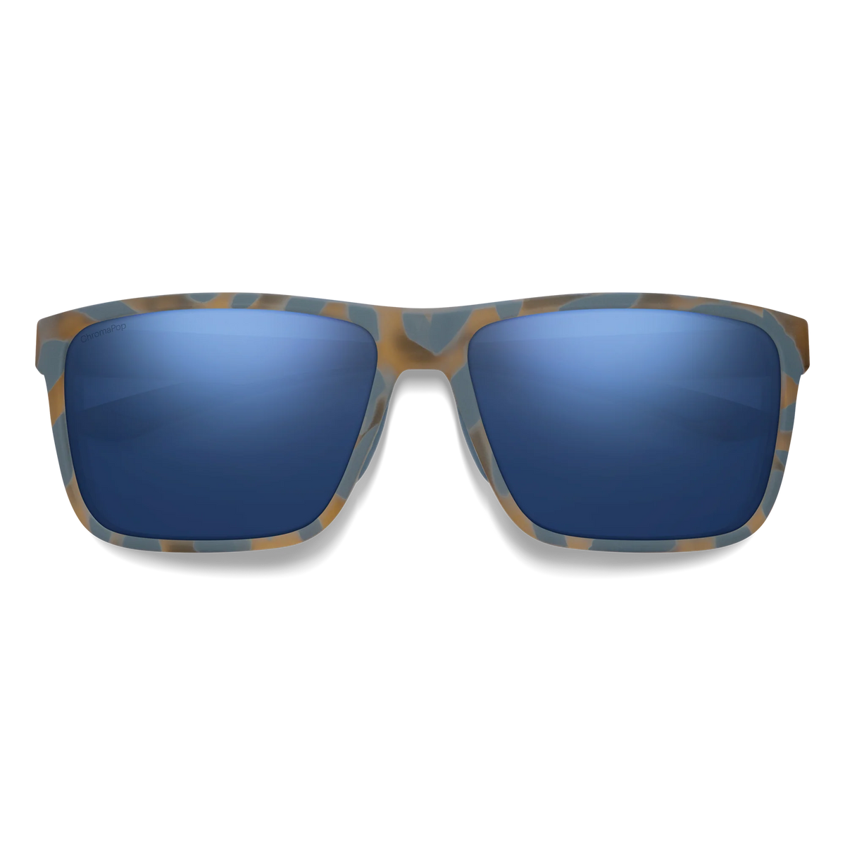 Smith Optics Riptide Matt Flint Frame Polarized Dark Blue Mirror Lens - - Mansfield Hunting & Fishing - Products to prepare for Corona Virus