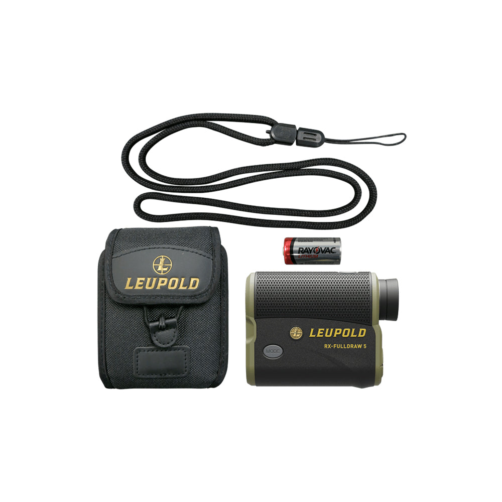 Leupold RX Full Draw 5 Bow Rangefinder With DNA Green Oled - - Mansfield Hunting & Fishing - Products to prepare for Corona Virus