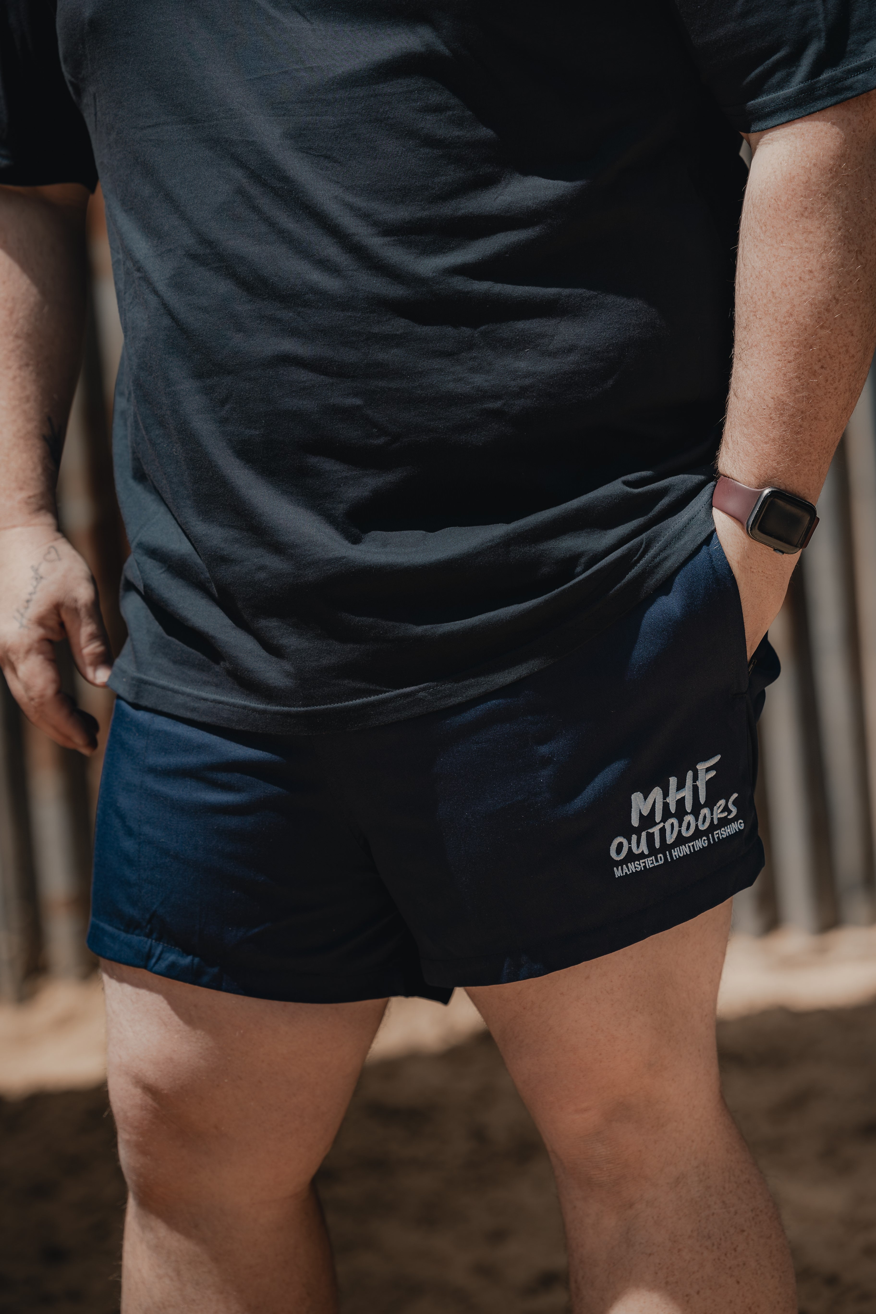 MHF Outdoors Cotton Footy Shorts - Navy - XS / NAVY - Mansfield Hunting & Fishing - Products to prepare for Corona Virus