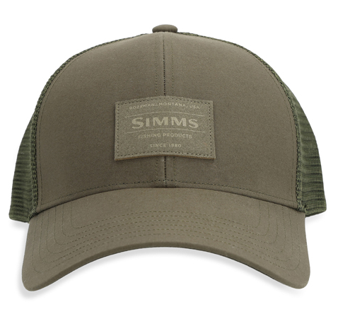 Simms Cardwell Trucker Cap - DARK OLIVE - Mansfield Hunting & Fishing - Products to prepare for Corona Virus