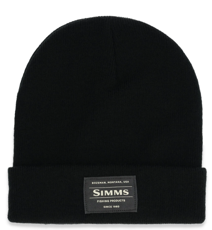 Simms Everyday Watchcap Beanie - BLACK - Mansfield Hunting & Fishing - Products to prepare for Corona Virus