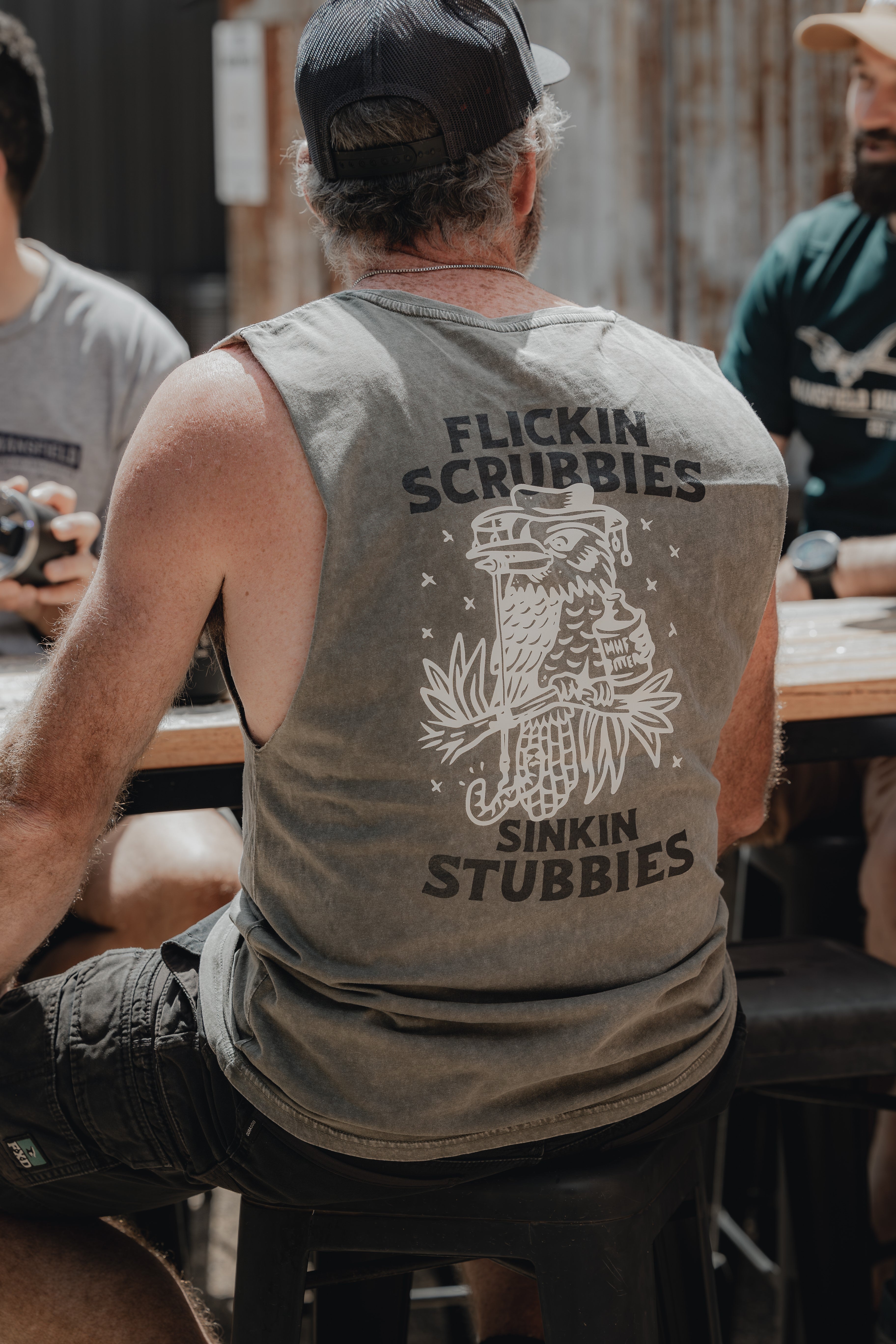 MHF Flickin Scrubbies Singlet - - Mansfield Hunting & Fishing - Products to prepare for Corona Virus
