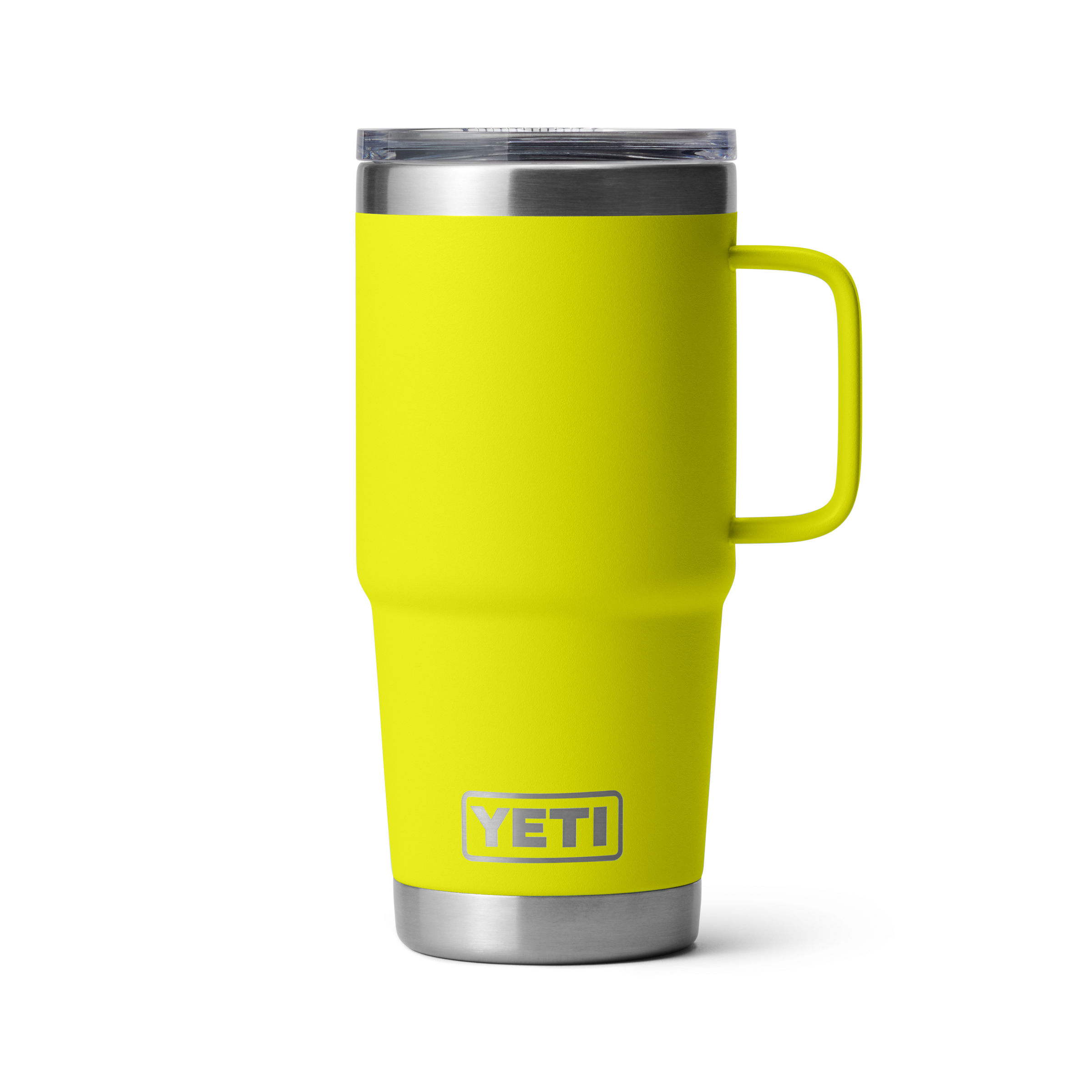 Yeti 20oz Travel Mug with StrongHold Lid (591ml) - FIREFLY YELLOW / 20OZ - Mansfield Hunting & Fishing - Products to prepare for Corona Virus