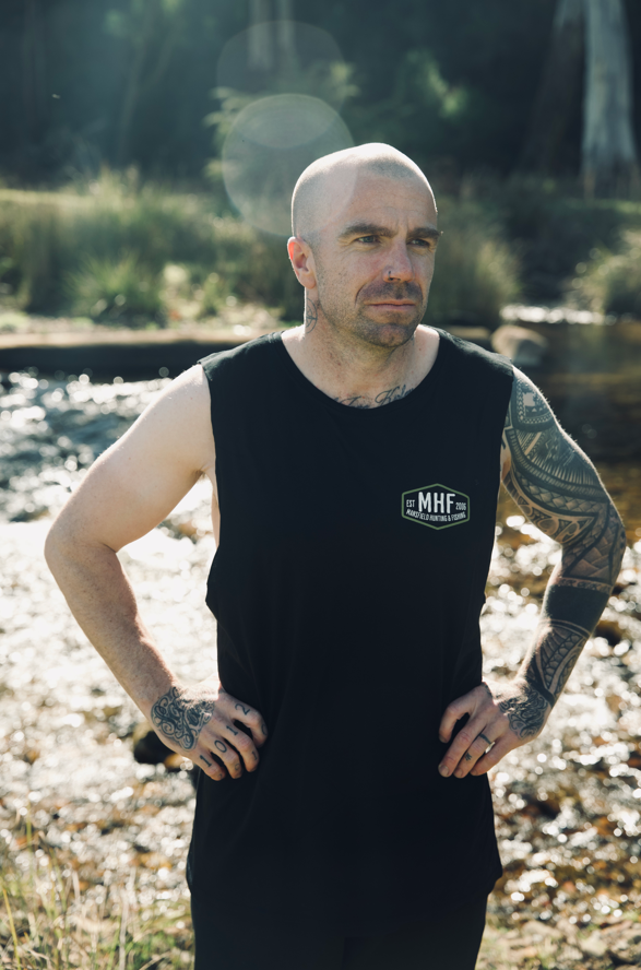 MHF Skeleton Trout Singlet - XS / BLACK - Mansfield Hunting & Fishing - Products to prepare for Corona Virus