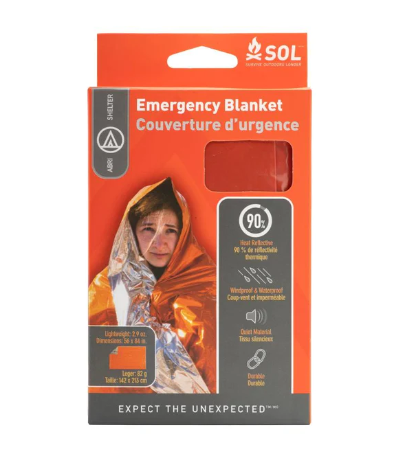 SOL Emergency Blanket -  - Mansfield Hunting & Fishing - Products to prepare for Corona Virus