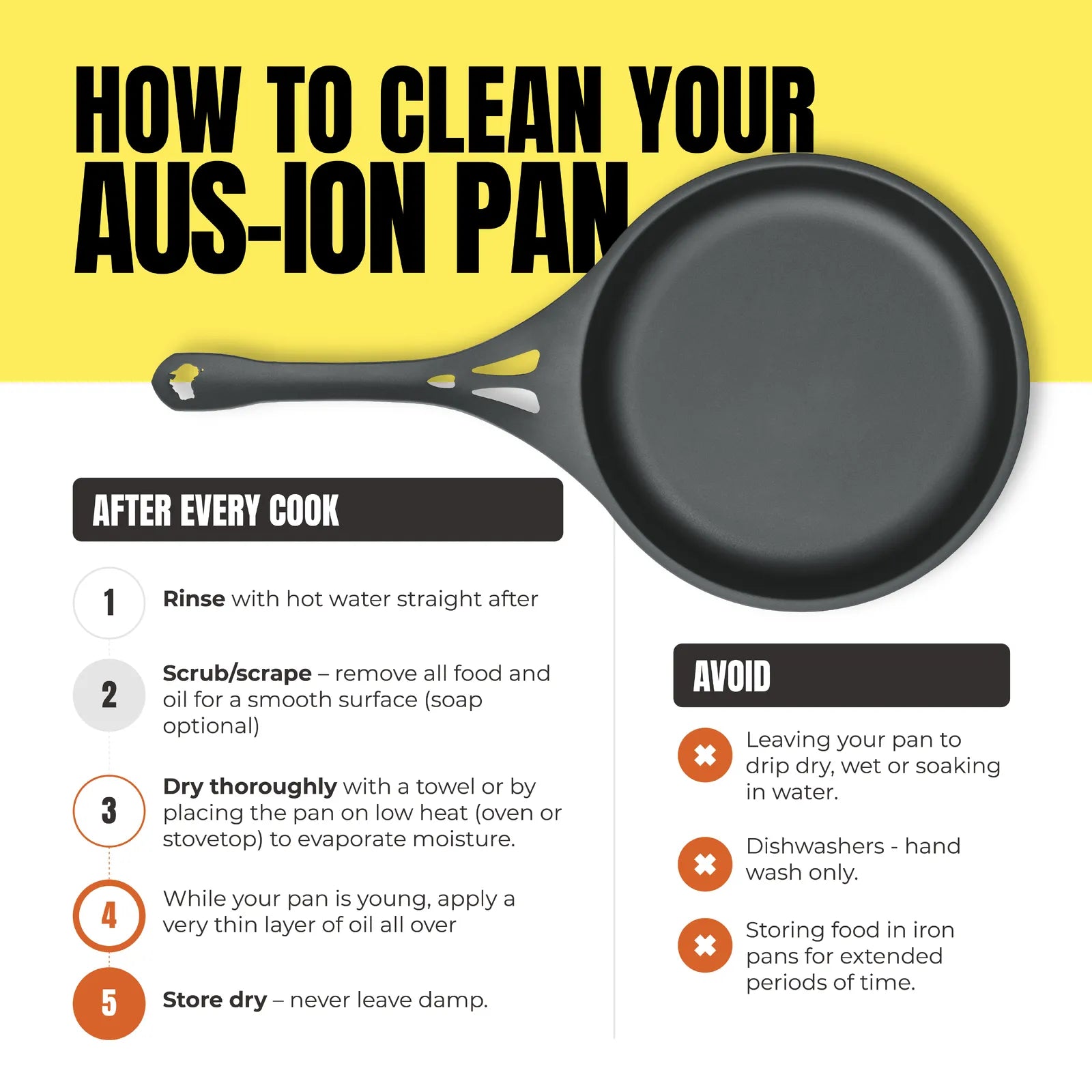 SolidTeknics - AUS-ION™ 24cm Flat Grill Pan - - Mansfield Hunting & Fishing - Products to prepare for Corona Virus