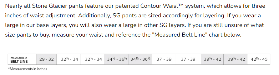 Stone Glacier De Havilland Pant - - Mansfield Hunting & Fishing - Products to prepare for Corona Virus