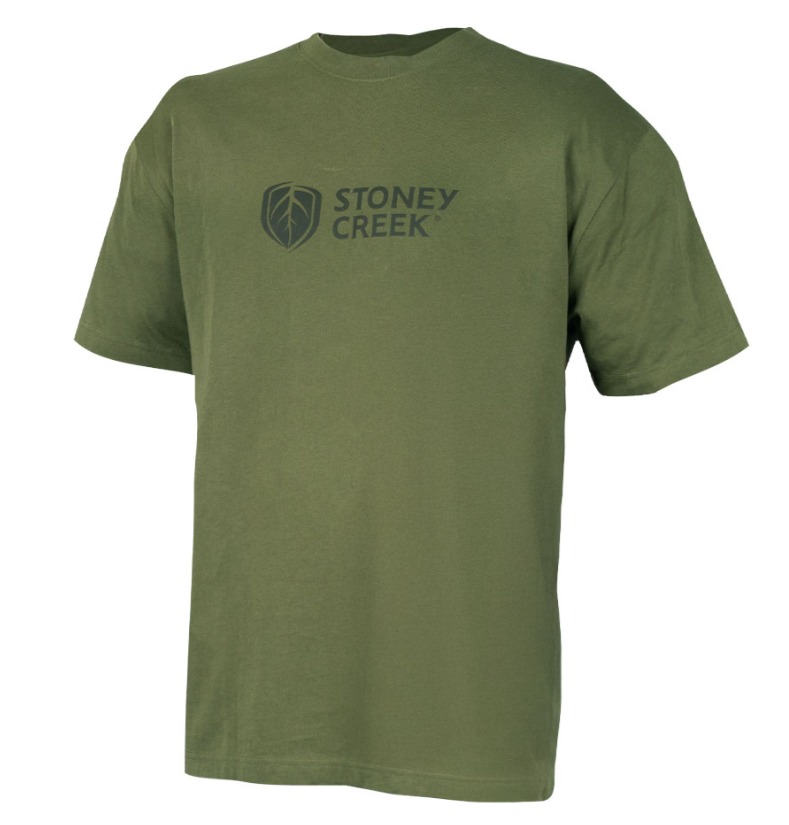 Stoney Creek Mens Glassing Tee - Olive - - Mansfield Hunting & Fishing - Products to prepare for Corona Virus