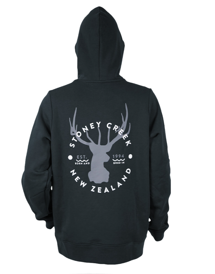 Stoney Creek Patch Hoodie - Charcoal - - Mansfield Hunting & Fishing - Products to prepare for Corona Virus