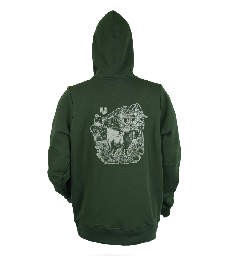 Stoney Creek Wapiti Hoodie - Dark Green - - Mansfield Hunting & Fishing - Products to prepare for Corona Virus
