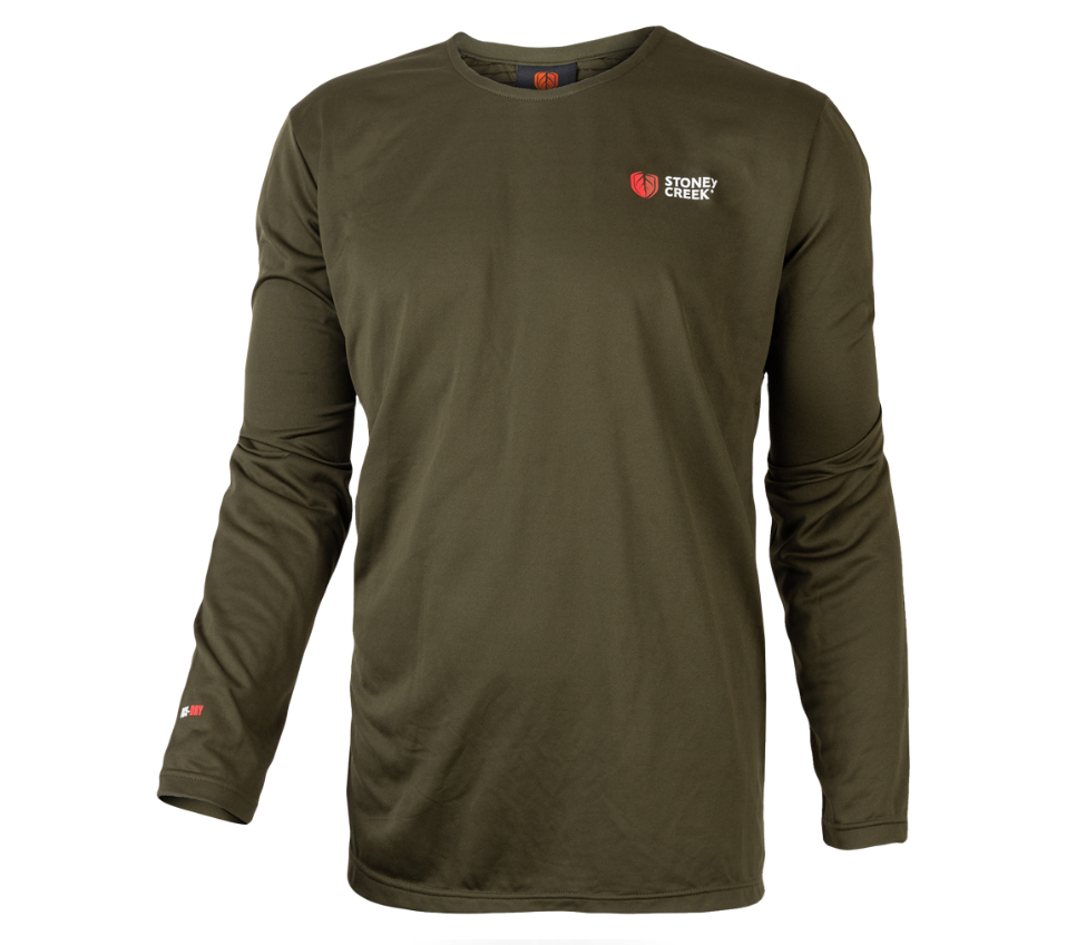 Stoney Creek Ice-Dry Long Sleeve Tee - XS / BAYLEAF - Mansfield Hunting & Fishing - Products to prepare for Corona Virus