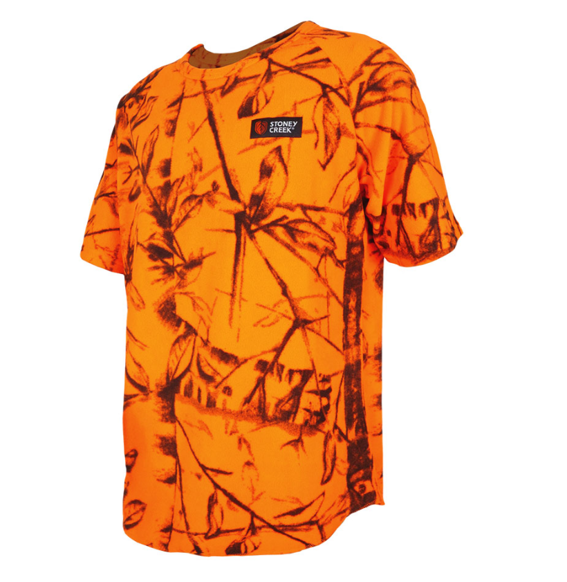 Stoney Creek Kids Bush T - Blaze Orange - 4 / BLAZE ORANGE - Mansfield Hunting & Fishing - Products to prepare for Corona Virus