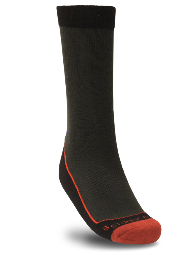 Stoney Creek Lightweight Crew Sock - M / BLACK - Mansfield Hunting & Fishing - Products to prepare for Corona Virus