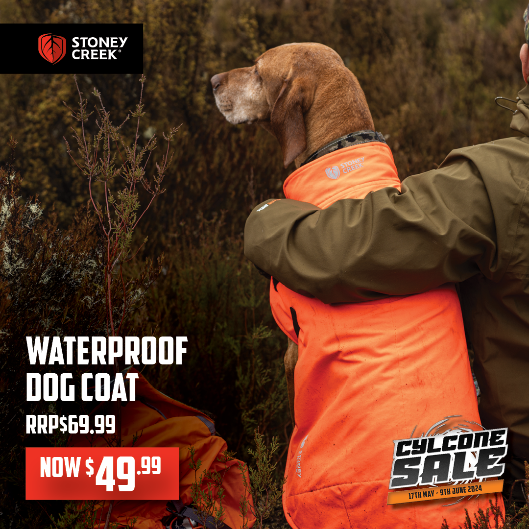 Stoney Creek Waterproof Dog Coat - Orange