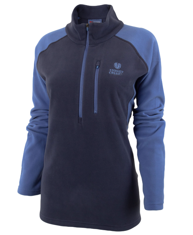 Stoney Creek Womens Dusk Fleece Top - 6 / CROWN BLUE/WEDGEWOOD - Mansfield Hunting & Fishing - Products to prepare for Corona Virus