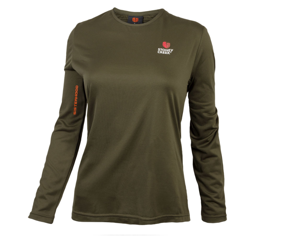 Stoney Creek Womens Ice-Dry Long Sleeve Top - 6 / BAYLEAF - Mansfield Hunting & Fishing - Products to prepare for Corona Virus