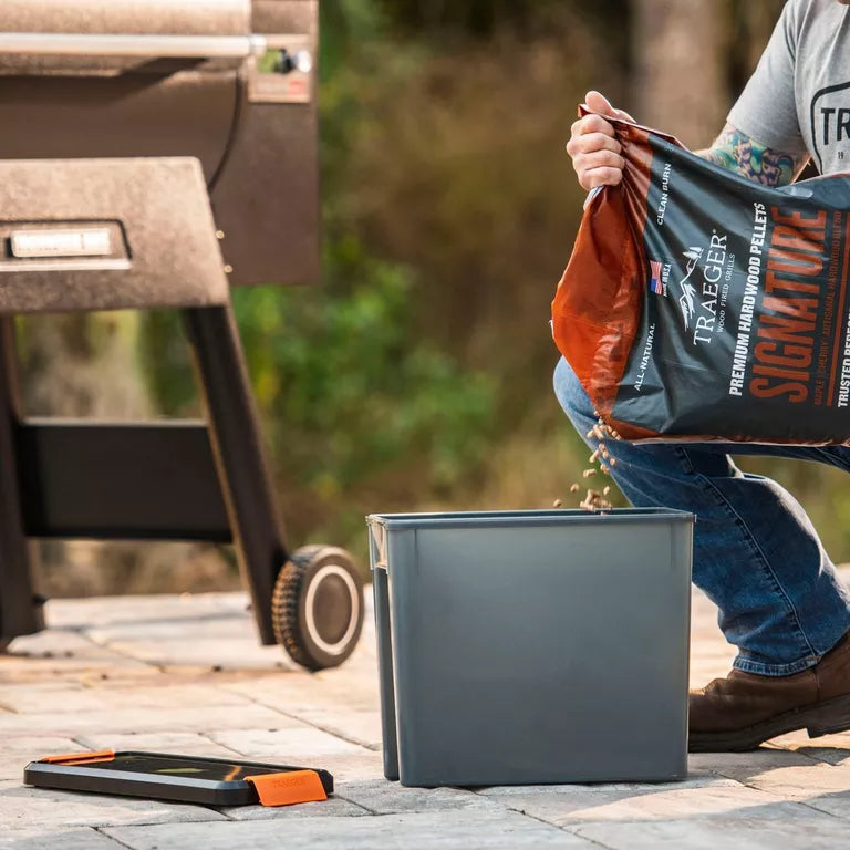 Traeger Pellet Bin - - Mansfield Hunting & Fishing - Products to prepare for Corona Virus